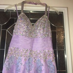 Light purple prom dress